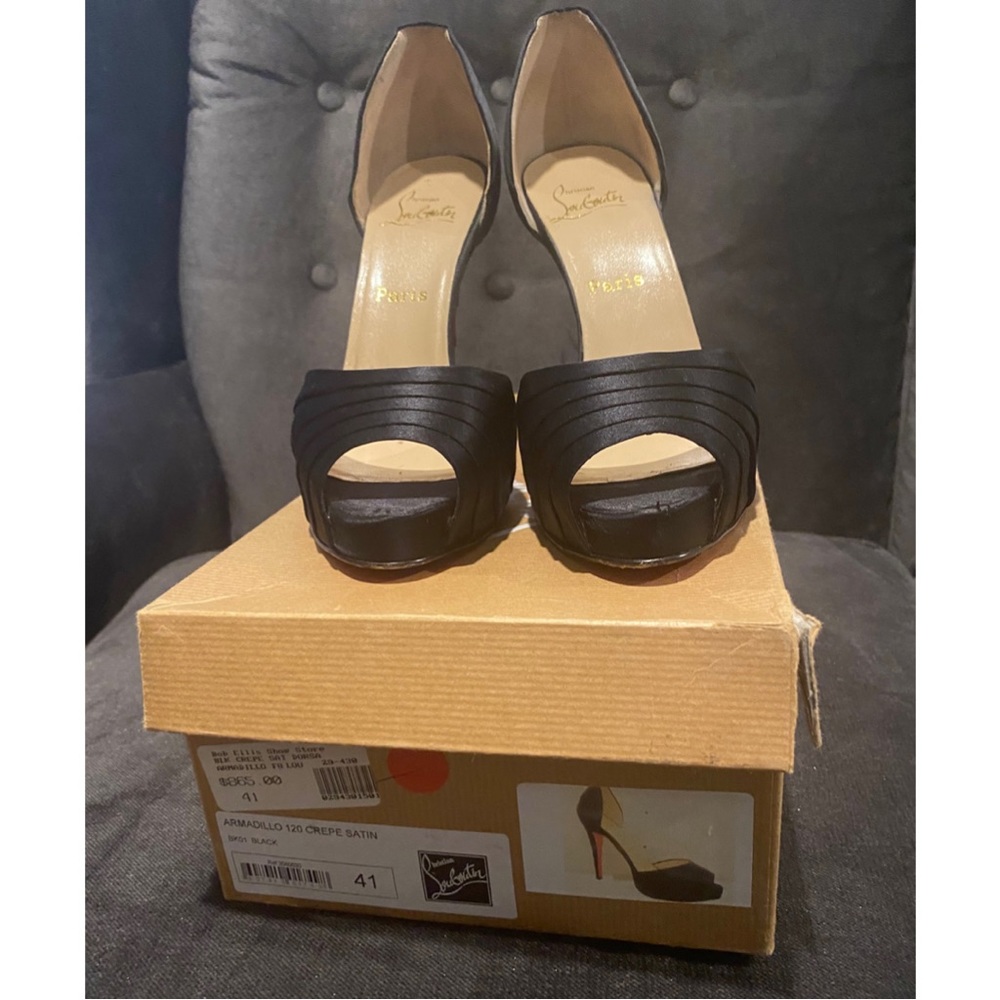 Christian Louboutin Armadillo 120 Crepe Satin